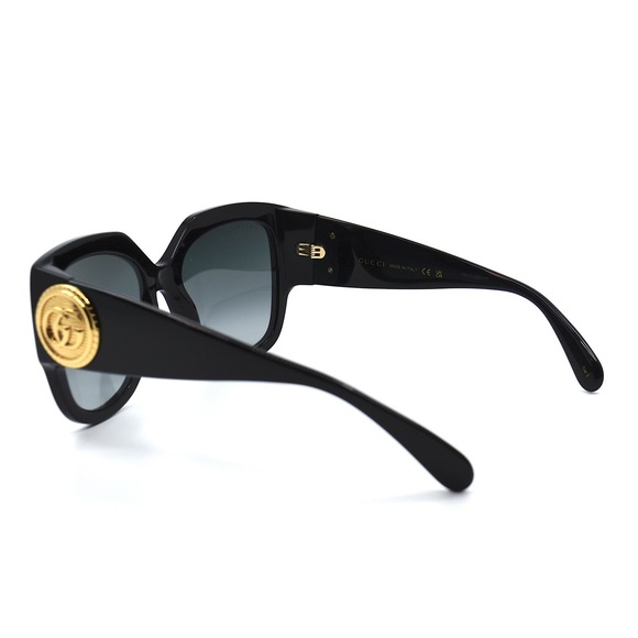 GUCCI GG1407S 001 BLACK GREY WOMEN'S AUTHENTIC SUNGLASSES - Picture 4 of 11